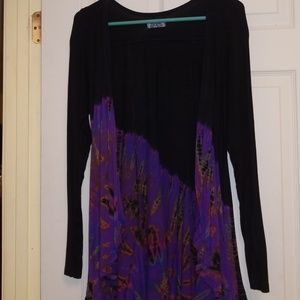 Tie dye cardigan